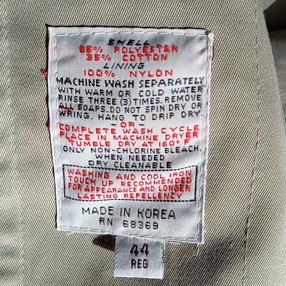 Men Trench Overcoat #120 - Picture 7 of 7